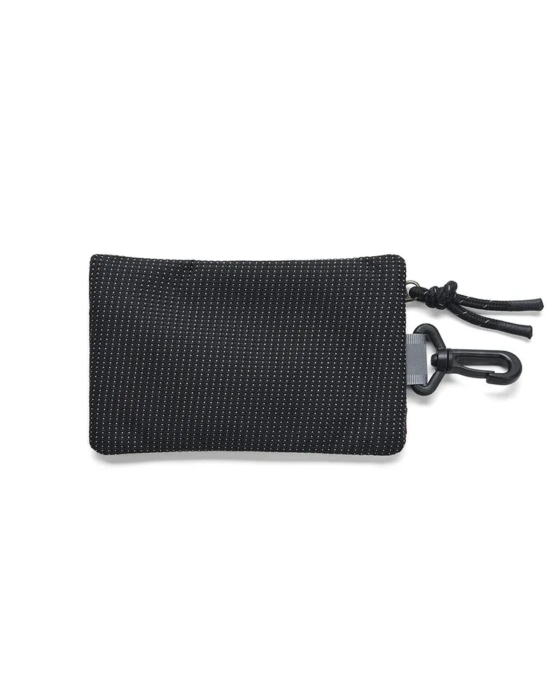 Pochette à Monnaie Deus Morris Noire - Nylon Zippée