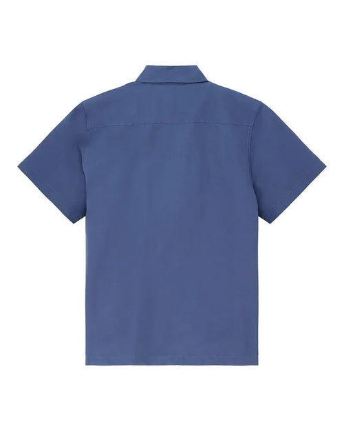 Chemise Deus Briggs Shirt Mechanic Blue – chemise manches courtes relaxed fit workwear premium
