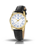 Montre Lip Himalaya SAV 35mm Édition Spéciale - Doré Cuir Noir